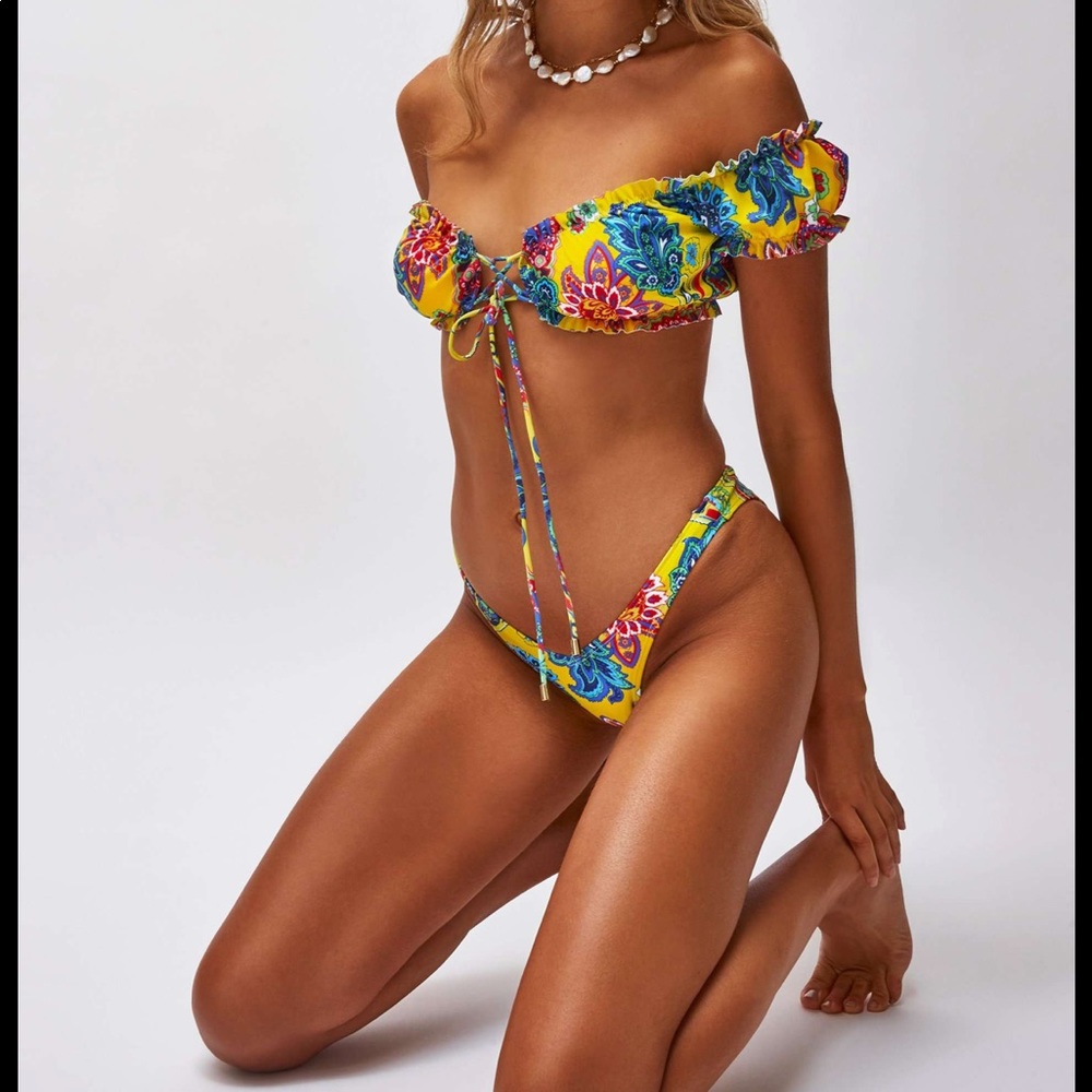 JADED London Gypsy Paisley Print Bikini Set NEW